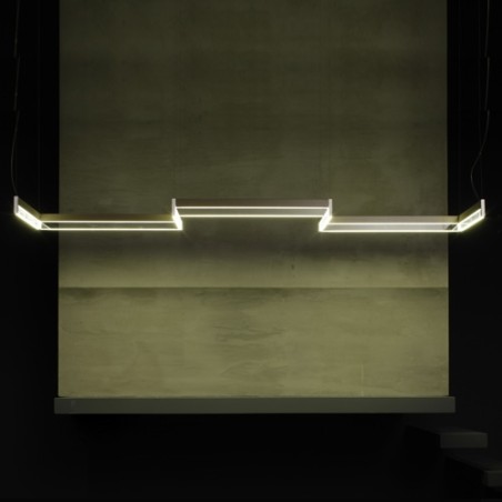 LAMPADA A SOSPENSIONE A LED LIGHT4 ITAMA FRAME COMPO MIX 