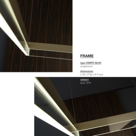 LAMPADA A SOSPENSIONE A LED LIGHT4 ITAMA FRAME COMPO MIX 