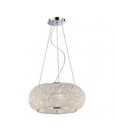SUSPENSION LAMP WITH CRYSTAL IDEAL LUX PASHA'