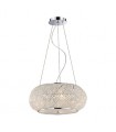 LAMPADA A SOSPENSIONE CON CRISTALLI IDEAL LUX PASHA'