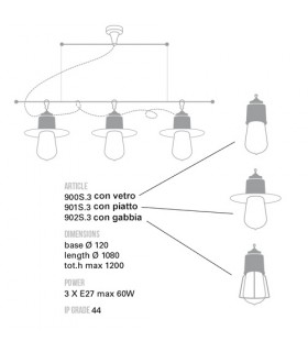TOSCOT NOVECENTO SOSPENSIONE SINGOLA TOSCOT NOVECENTO SOSPENSIONE SINGOLA