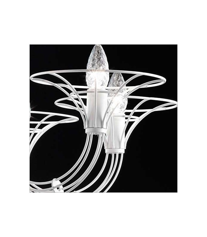 METALLUX DEDALO PARETE 2 LUCI 