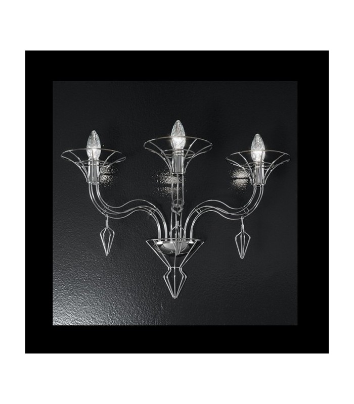 METALLUX DEDALO PARETE 2 LUCI 