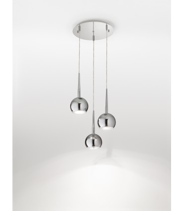 THREE LIGHT SUSPENSION LAMP AFFRALUX BOL SP3