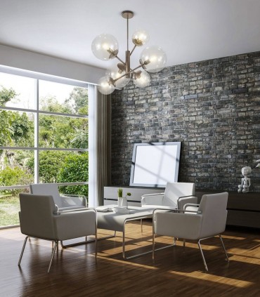 SUSPENSION LAMP METALLUX GLOBAL SP