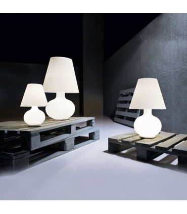 LAMPADA DA TAVOLO IN VETRO SOFFIATO LIGHT4 ITAMA CANDY