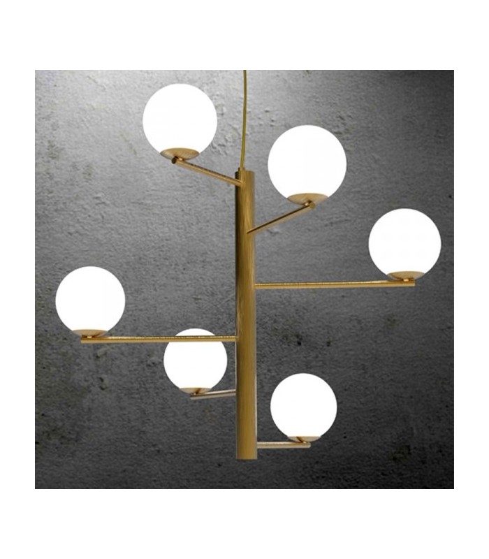 LAMPADA A SOSPENSIONE A SEI LUCI MARCHETTI TIN TIN 