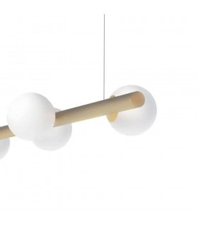 LAMPADA A SOSPENSIONE A QUATTRO LUCI MARCHETTI TIN TIN 