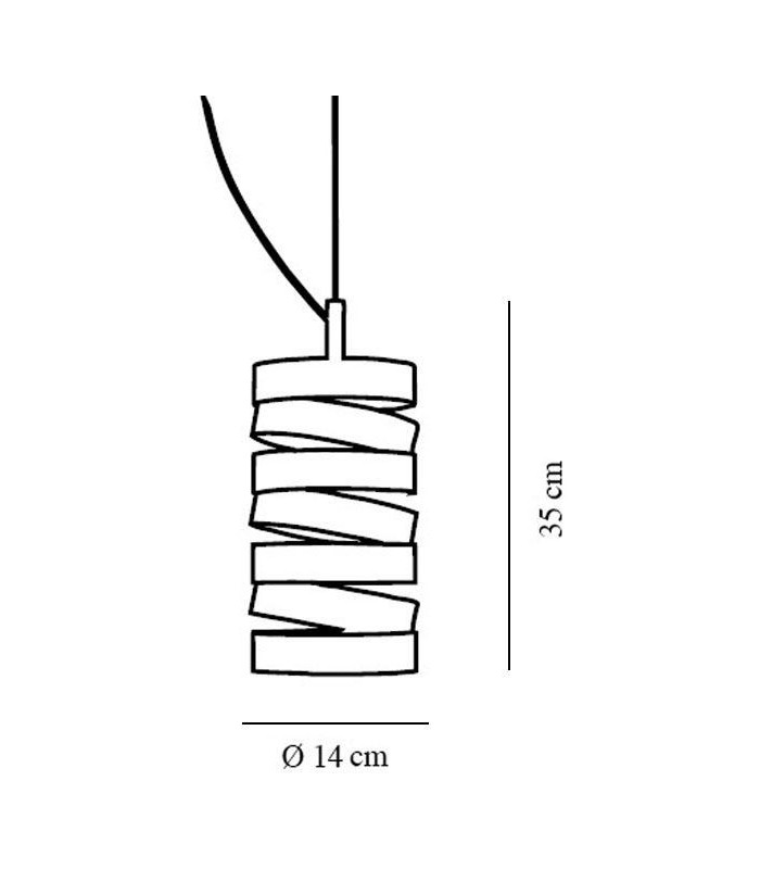 LAMPADA A SOSPENSIONE LED MARCHETTI SLICE 