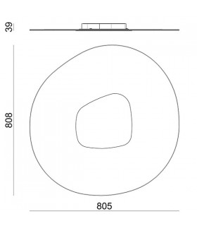 LAMPADA DA SOFFITTO A LED LINEA LIGHT ANTIGUA  LAMPADA DA SOFFITTO A LED LINEA LIGHT ANTIGUA