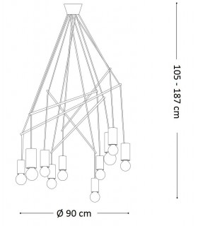 LAMPADA A SOSPENSIONE IDEAL LUX POP 