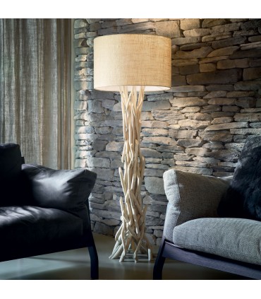 PIANTANA IN LEGNO NATURALE IDEAL LUX DRIFTWOOD 