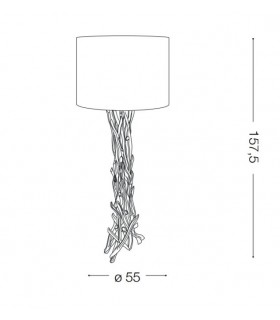 PIANTANA IN LEGNO NATURALE IDEAL LUX DRIFTWOOD  PIANTANA IN LEGNO NATURALE IDEAL LUX DRIFTWOOD