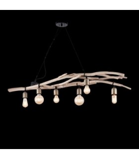 PIANTANA IN LEGNO NATURALE IDEAL LUX DRIFTWOOD 