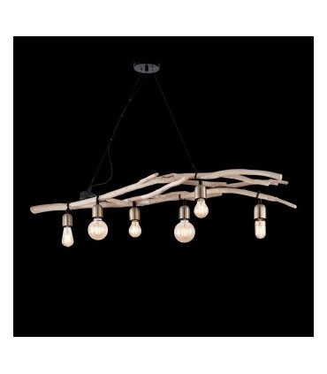 PIANTANA IN LEGNO NATURALE IDEAL LUX DRIFTWOOD 