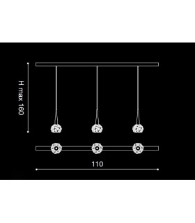 LAMPADA A SOSPENSIONE A LED VINTAGE GHALIA LAMPADA A SOSPENSIONE A LED VINTAGE GHALIA