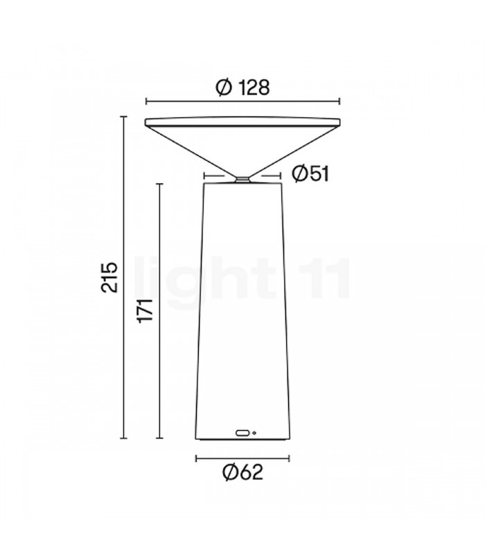 LAMPADA DA TAVOLO A LED GROK COCKTAIL 