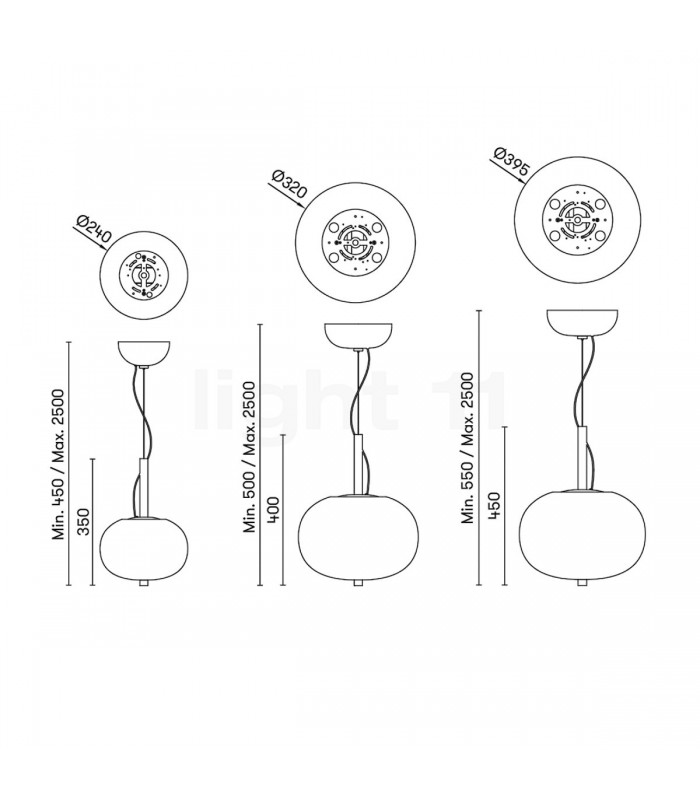 LAMPADA A SOSPENSIONE A LED GROK ILARGI 