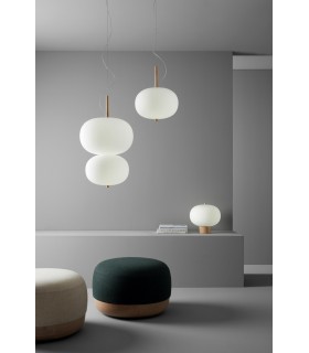 LAMPADA A SOSPENSIONE LED GROK ILARGI DOPPIA SFERA LAMPADA A SOSPENSIONE LED GROK ILARGI DOPPIA SFERA