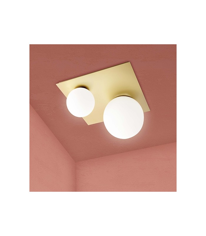 LAMPADA DA SOFFITTO MARCHETTI MOONS 40X40