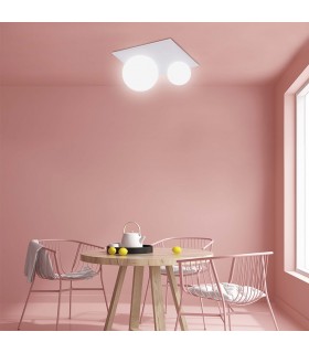 LAMPADA DA SOFFITTO MARCHETTI MOONS 40X40 LAMPADA DA SOFFITTO MARCHETTI MOONS 40X40