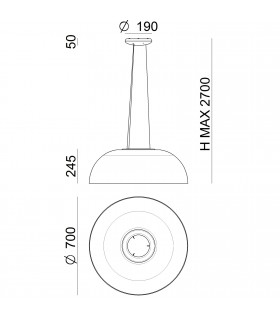 LAMPADA A SOSPENSIONE A LED DALI LINEA LIGHT MA&DE DEMì LAMPADA A SOSPENSIONE A LED DALI LINEA LIGHT MA&DE DEMì