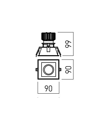 ARELUX XARGO LUCE BIANCO CALDO 3000K  