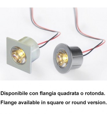 FARETTO INCASSO POWER LED NANOLED EOS 1 W