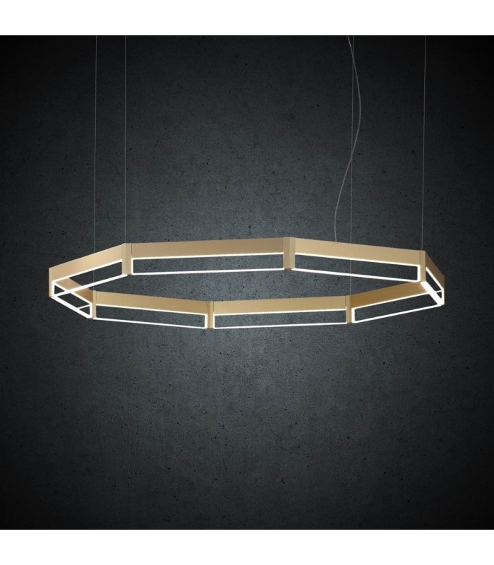 LAMPADA A SOSPENSIONE LED ITAMA FRAME OTTAGONO 60