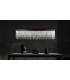 LAMPADARIO A LED CON CRISTALLI ITAMA LIGHT4 ECLISSE LINEARE 150