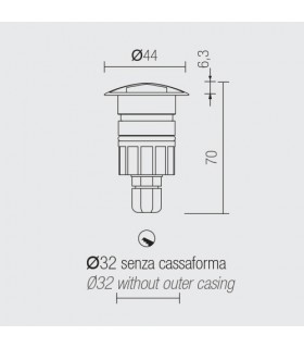 SEGNAPASSO LED PER INTERNI ED ESTERNI POWERLED 1W NANOLED