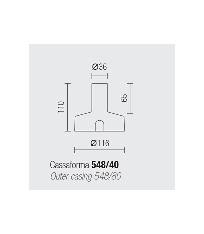 CONTROCASSA 548/40 NANOLED