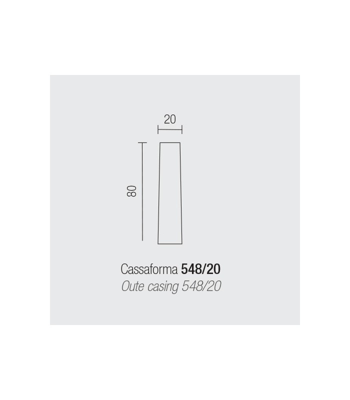 CONTROCASSA 548/40 NANOLED