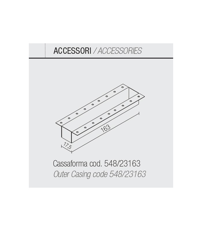 RECESSED FOOTPATH WALL LED BLADE LIGHT NANOLED
