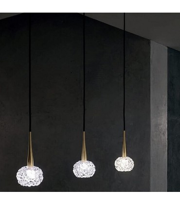LAMPADA A SOSPENSIONE TRE LUCI IN LINEA LIGHT4 GHALIA