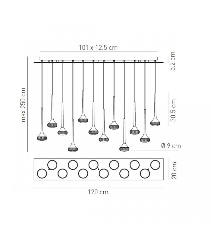 SUSPENSION LAMP AXO LIGHT FAIRY SP 12/ R