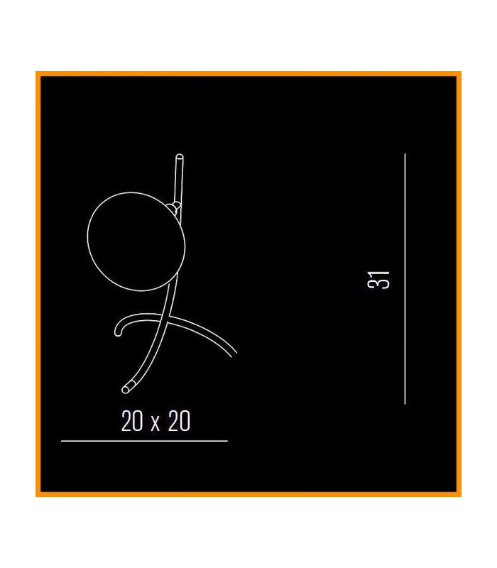 LAMPADA DA TAVOLO METALLUX DOLCE