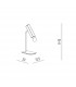 LAMPADA DA TAVOLO METALLUX RASTER