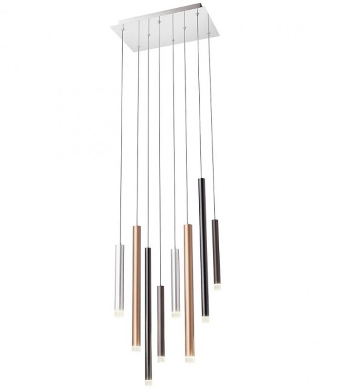 SUSPENSION LAMP REDO MADISON 8 LIGHTS