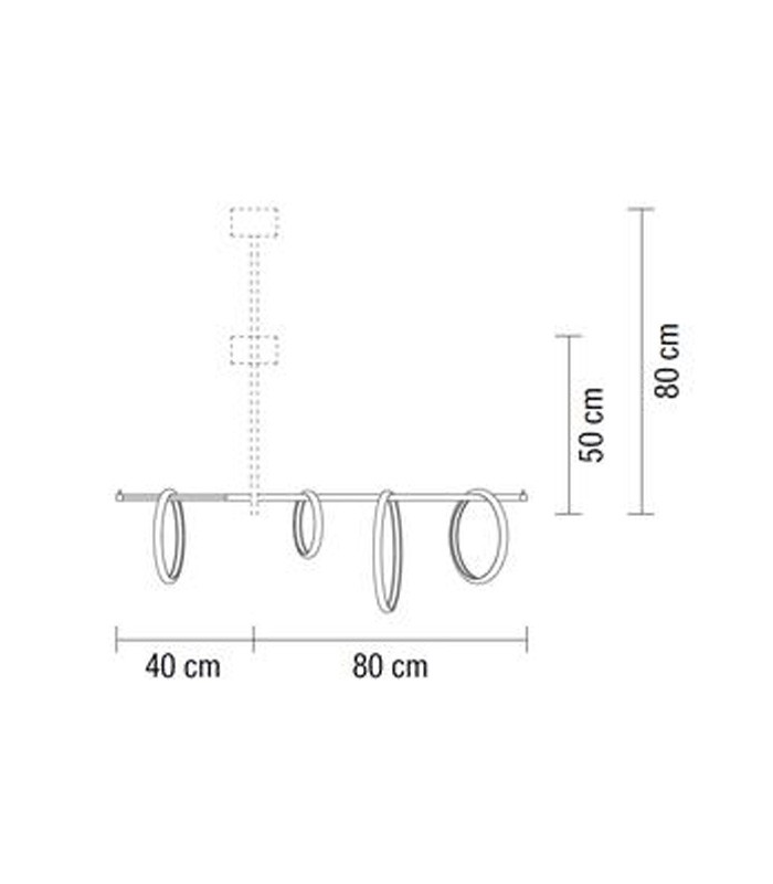 LED SUSPENSION LAMP MARCHETTI ULAOP 50