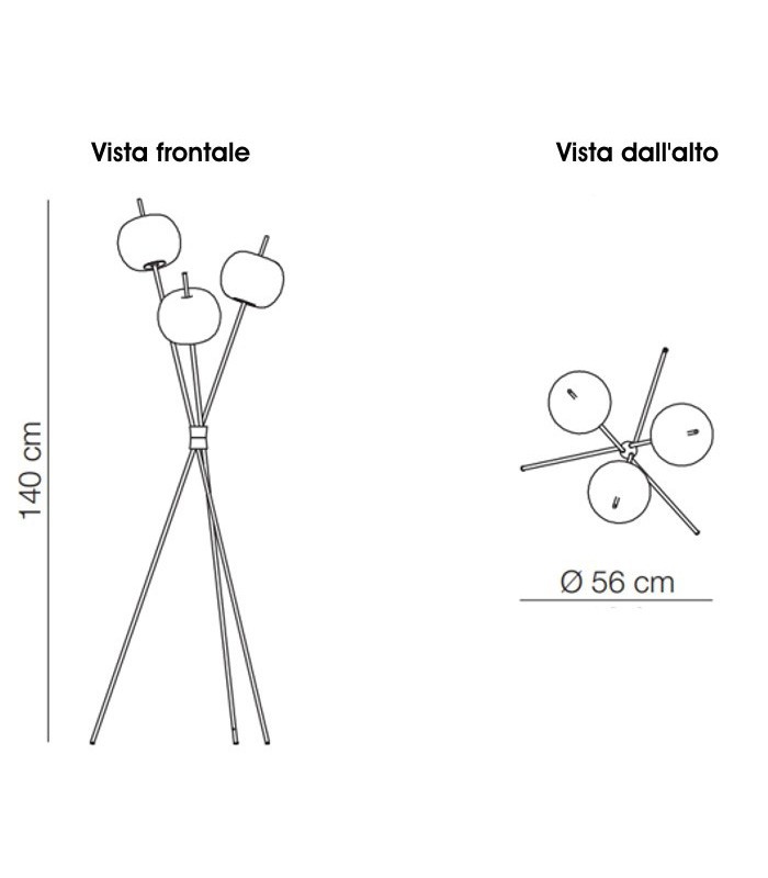 LED FLOOR LAMP KUNDALINI KUSHI