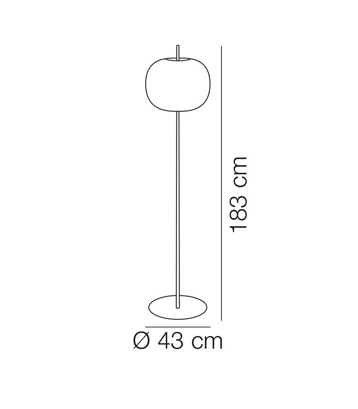 FLOOR LAMP KUNDALINI KUSHI XL FLOOR