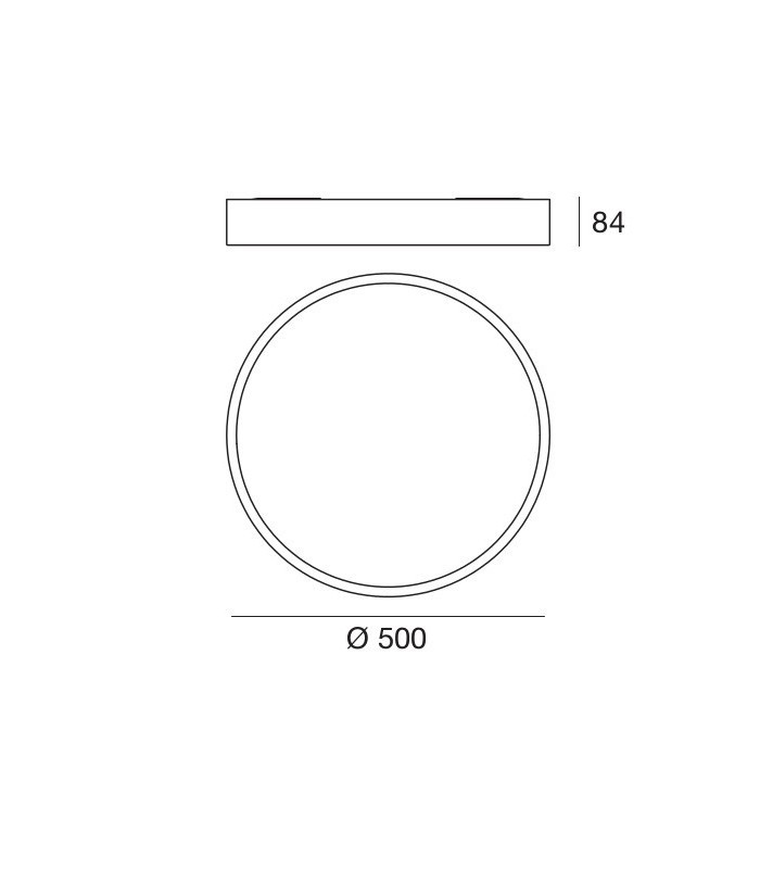 PLAFONIERA/ APPLIQUE LINEA LIGHT BOX SR