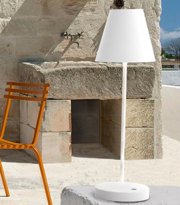 RECHARGEABLE TABLE LAMP SIKREA LA ANGINA METAL VERSION