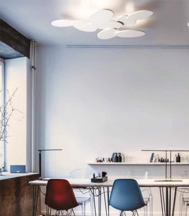 LAMPADA DA SOFFITTO MODERNA A LED CATTANEO NINFEA 895/90P