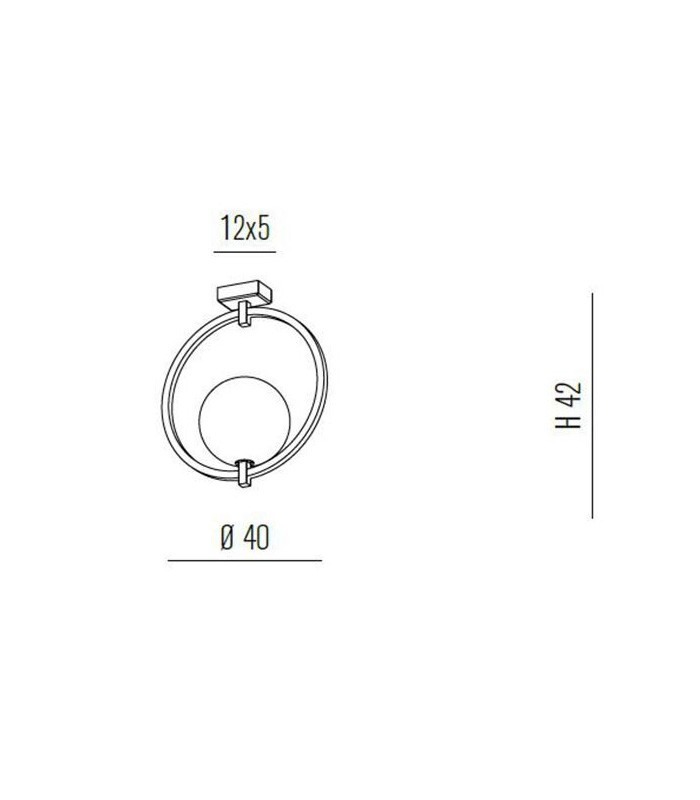 LAMPADA DA SOFFITTO METALLUX RANGO