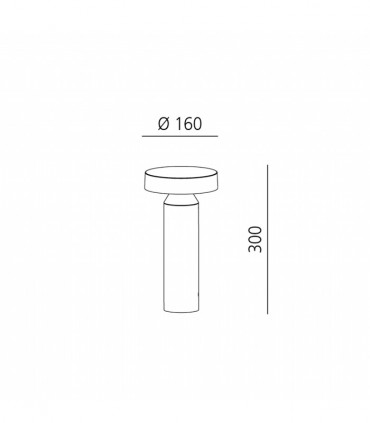 OUTDOOR LED POLE LOGICA MOONLIGHT 41167