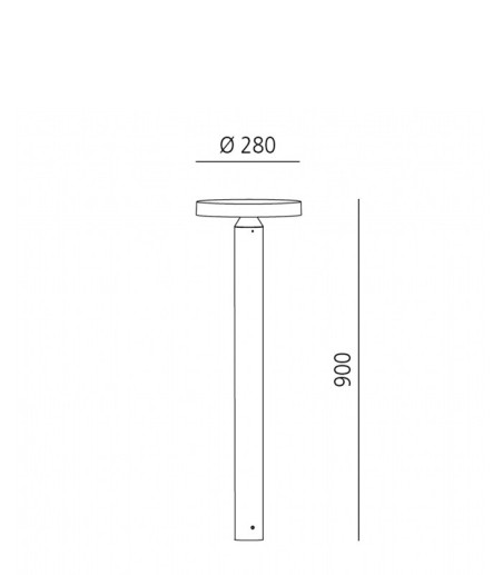 OUTDOOR LED POLE LOGICA MOONLIGHT 41169
