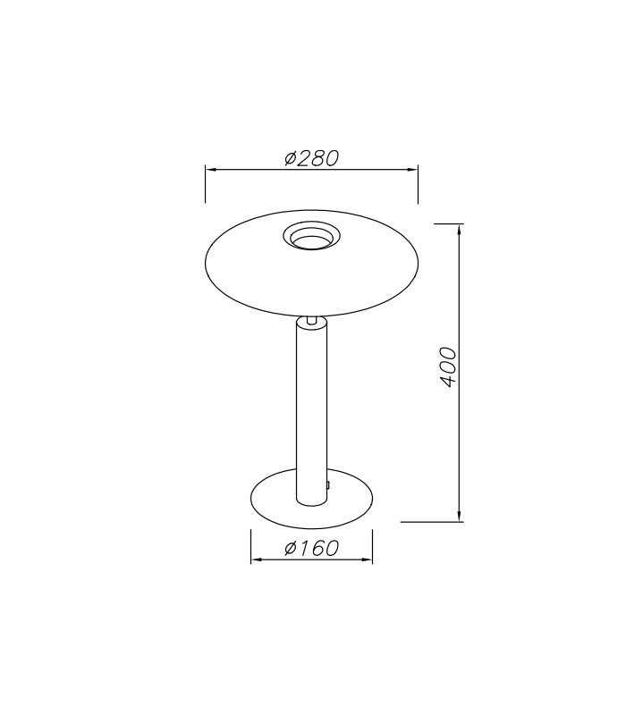 TABLE LAMP LEDS C4 H