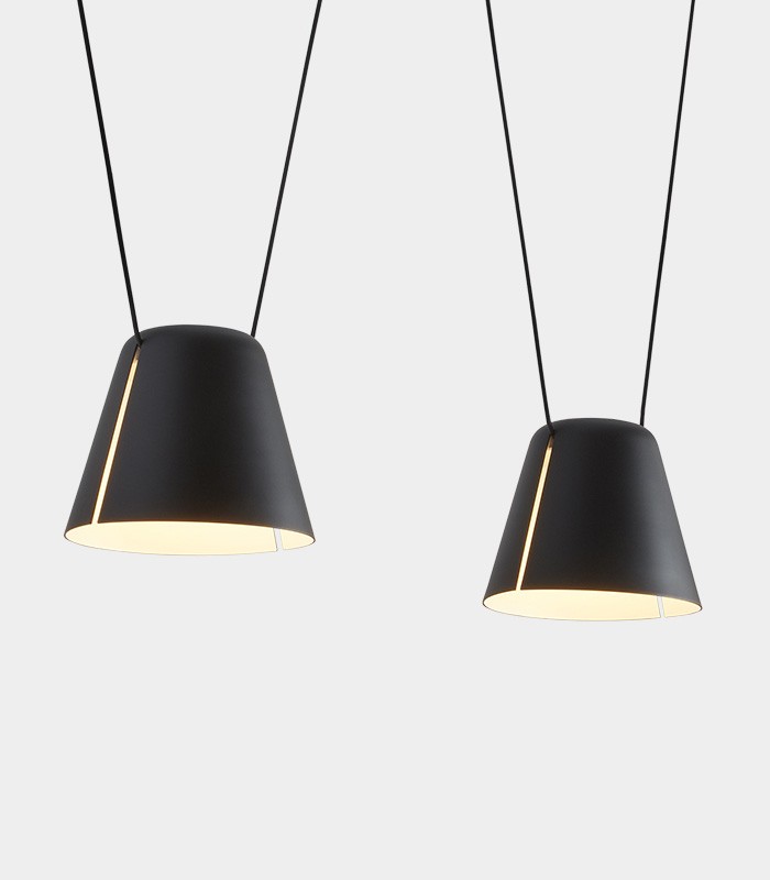 TWO LIGHTS SUSPENSION LAMP LEDS C4 ATTIC